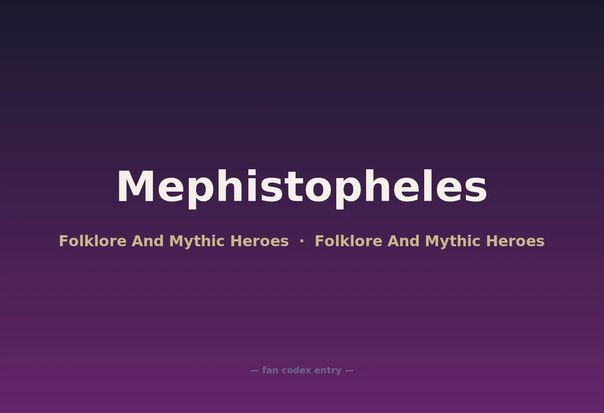 Mephistopheles